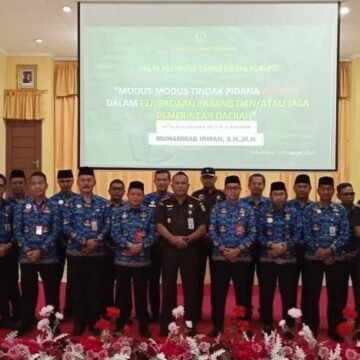 Pemkab dan Kejaksaan Negeri Sukamara Laksanakan Sosialisasi Upaya Preventif Tindak Pidana Korupsi