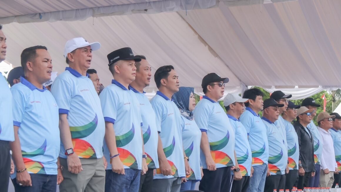 Bupati Sukamara Hadiri Fun Walk di Palangka Raya, Dukung Peluncuran Fitur QRIS di Betang Mobile