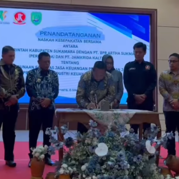 Dukung UMKM, Bupati Sukamara Teken MoU Kurda Bunga Ringan bersama PT. BPR Arta Sukma dan PT. Jamkrida Kalteng