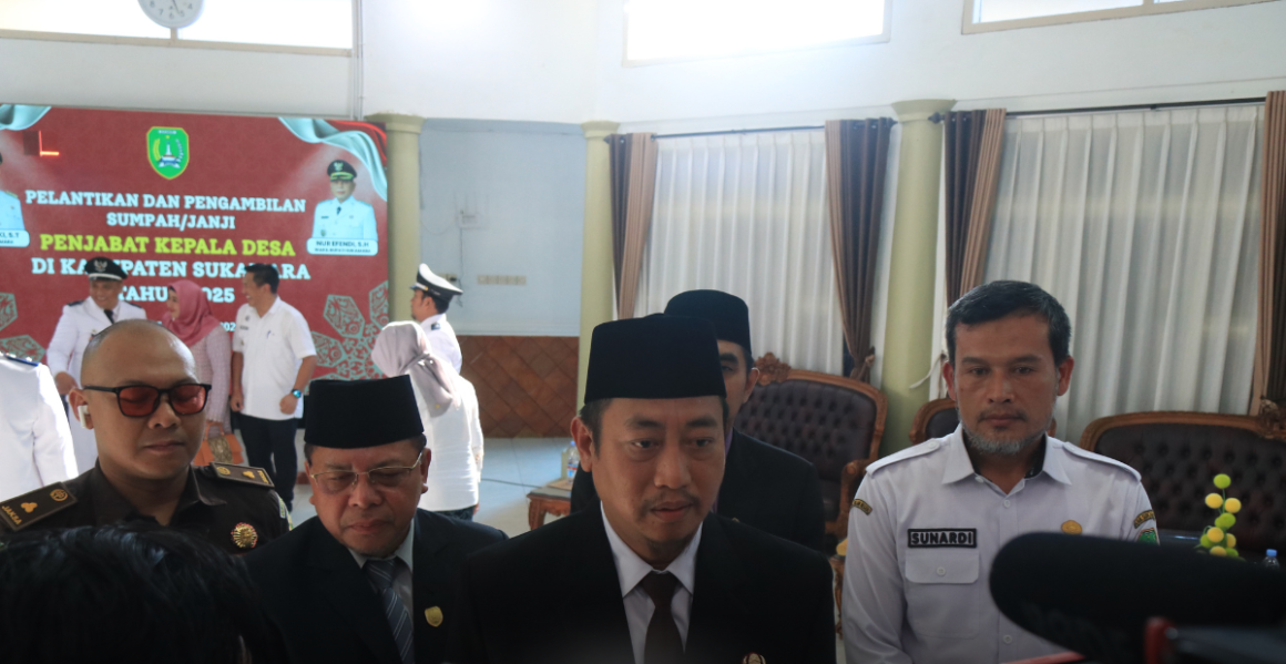 Bupati Masduki Lantik Penjabat Kepala Desa: Dorong Pembangunan Desa yang Berdampak Nyata