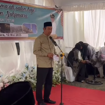 Bupati Sukamara Lepas Keberangkatan 29 Jamaah Calon Haji Tahun 1446 H/2025 M