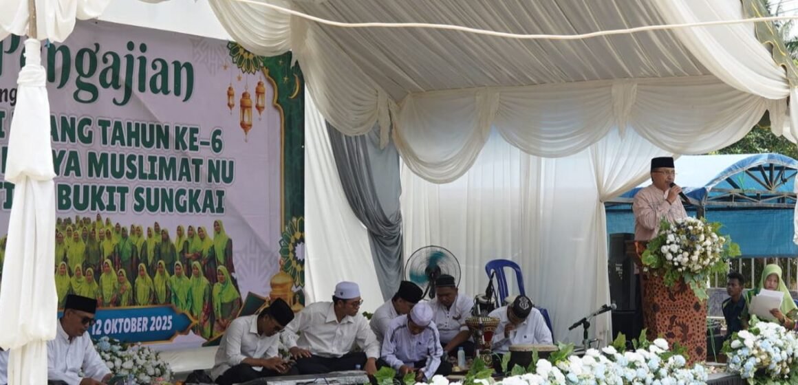 688dd1ce-1b0a-49f5-a736-d1ccf4b8c57d HUT Ke-6 Muslimat NU Gelar Pengajian