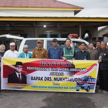 Bupati Sukamara Terima Bantuan 1 Unit Mobil Ambulans untuk Fardu Kifayah Mukarramah