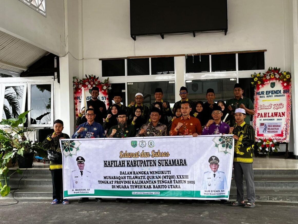 Wabup Sukamara Harapkan Sinergi Terus Terjaga untuk Kesuksesan Kafilah MTQ