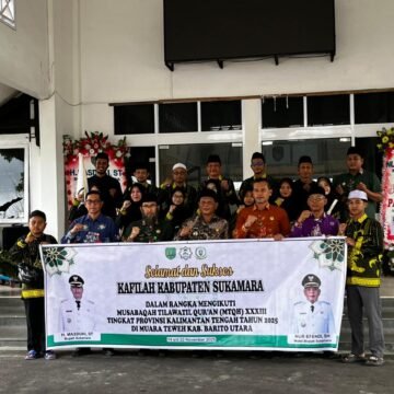 Wabup Sukamara Harapkan Sinergi Terus Terjaga untuk Kesuksesan Kafilah MTQ