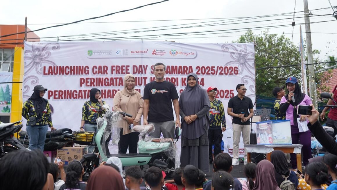 Pj Sekda Sukamara Apresiasi Launching CFD dan Jalan Sehat