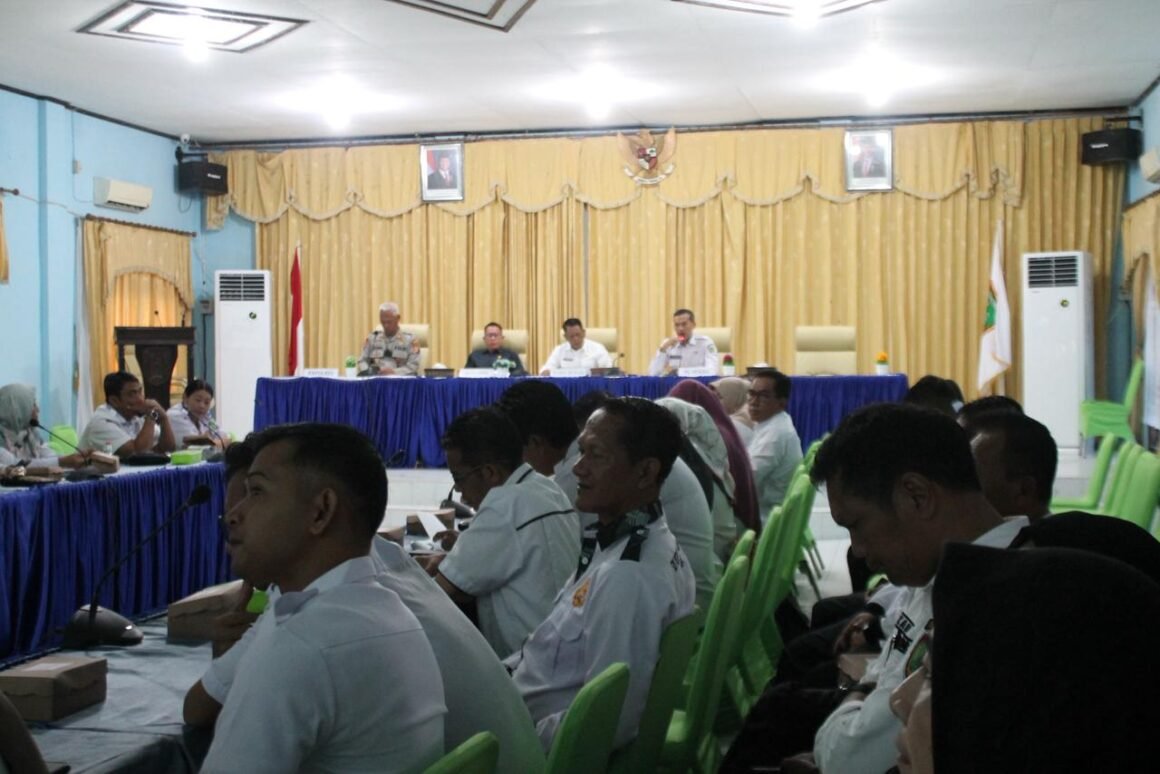 Pemkab Sukamara Gelar Rakor Bersama Koordinator Badan Gizi Nasional Kecamatan