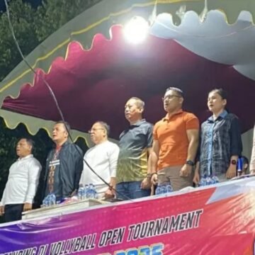 Bupati Hadiri Pembukaan Open Turnamen Bola Voli Kapolres Cup