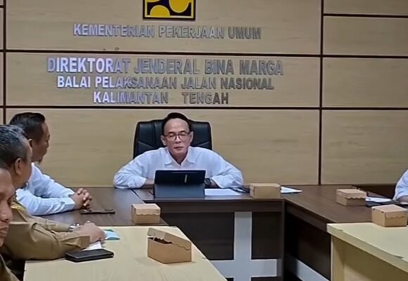 Bupati Sukamara Kunker ke BPJN Palangka Raya