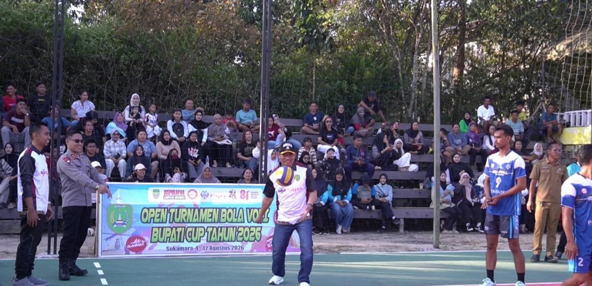 Meriahkan HUT ke-81 RI, Pemkab Sukamara Gelar Open Turnamen Bola Voli Bupati Cup 2026