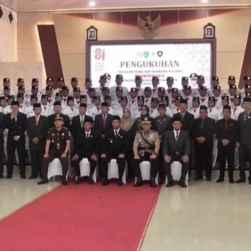 66 Pelajar Sukamara Resmi Dikukuhkan Jadi Paskibraka HUT ke-81 RI