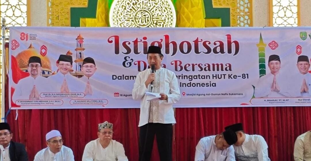 WhatsApp Image 2026-09-10 at 23.54.50 Sambut HUT ke-81 RI, Pemkab Sukamara Gelar Istighosah dan Doa Bersama di Masjid Agung