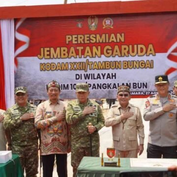 Resmi Beroperasi, Jembatan Perintis Garuda Pangkas Waktu Tempuh Desa Jihing–Petarikan Hingga 1,5 Jam