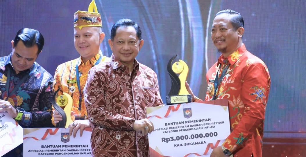 3 Bupati Sukamara Pengendalian Inflasi Regional Kalimantan 2026 Terbaik